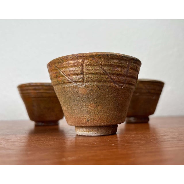 1960s Mid-Century Modern Danish Studio Pottery Shot Glasses, 1960s, Set of 6 For Sale - Image 5 of 18