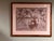 Mid-Century Modern Vintage Pacific Islander Canoe Woodcut Print Framed 23.5x19.25 For Sale - Image 3 of 8