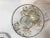 Art Deco Mid 20th Century Clear Blown Glass Candy Dish With Lid, Adorned With Hand Painted Gold Scrolls For Sale - Image 3 of 12
