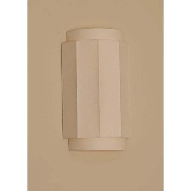 Contemporary Okla Cotton Wall Sconce by Simone & Marcel For Sale - Image 3 of 6