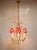 French Brass Chandelier with 3 Arms and Crystals, 1940s For Sale - Image 9 of 12