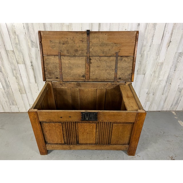 Wood French Blanket Chest Circa 1830 For Sale - Image 7 of 13