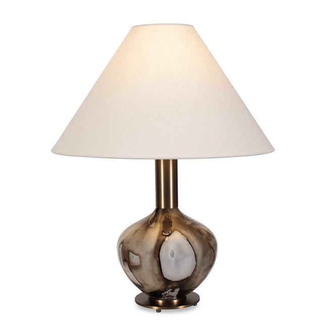 Montagu Dark Brown Table Lamp For Sale In Chicago - Image 6 of 8