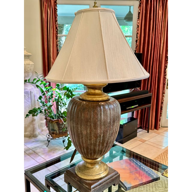 Pair of Urn Lamps For Sale In Charlotte - Image 6 of 9