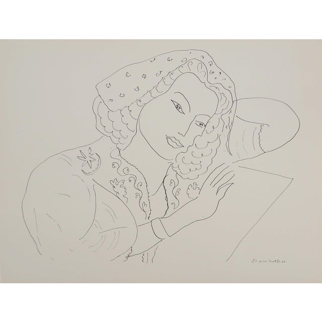 Henri Matisse, Solitary Reverie, Signed Lithograph For Sale