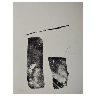 Rafael Ruz, Composition, 1986, Mixed Media on Paper For Sale