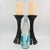 Contemporary Vintage Faux Bamboo Bronze Metal Pillar Candleholders 12"h - A Pair For Sale - Image 3 of 16
