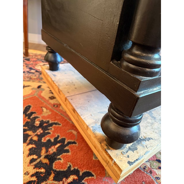 Black Early 19th Century Empire Butler's Desk For Sale - Image 8 of 10