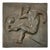 Allan Ebeling, Art Deco Modernist Wall Relief of a Football Player, 1930s, Cast Iron For Sale