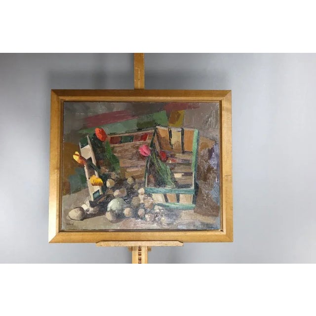 René Guinand, Still Life, 1962, Oil on Canvas For Sale - Image 10 of 10