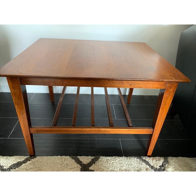 MidCentury Willett Low Cherry End Tables a Pair Chairish