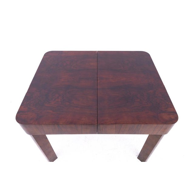 1930s Art Deco Walnut Table by Jindřich Halabala, 1930s For Sale - Image 5 of 13