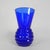 Art Deco Vase with Ribbed Base in Cobalt Blue, 1930s, in Very Good conditions. Designed 1920 to 1949