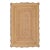 Yellow Natural Jute Wave Scallop Rug 8x10 Ft. For Sale