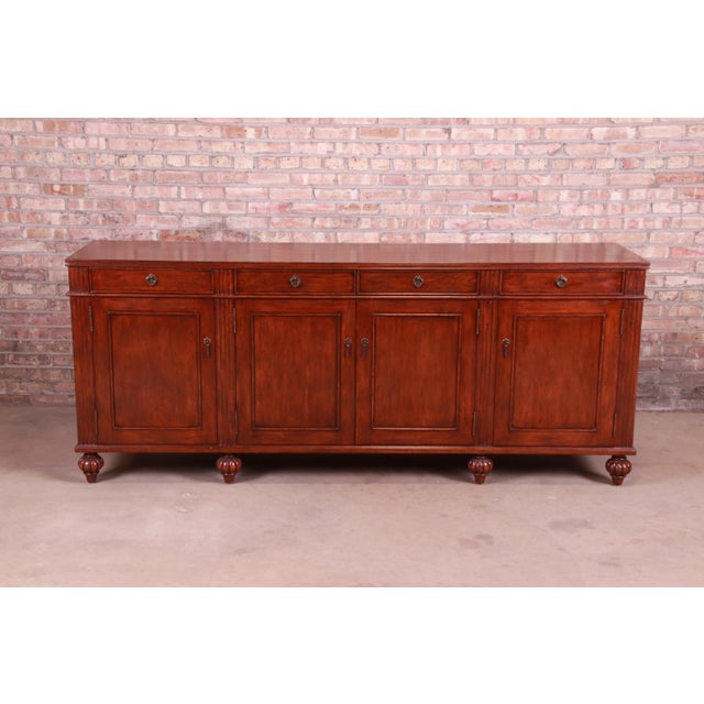 French Provincial Mahogany Sideboard, Credenza, or Bar Chairish