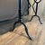 Mid 20th Century French Marble Top Bistro Cafe Console Table or Writing Desk With Iron Base For Sale - Image 12 of 12