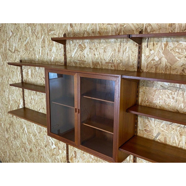 Danish Teak Wall Unit, 1960s For Sale - Image 4 of 13