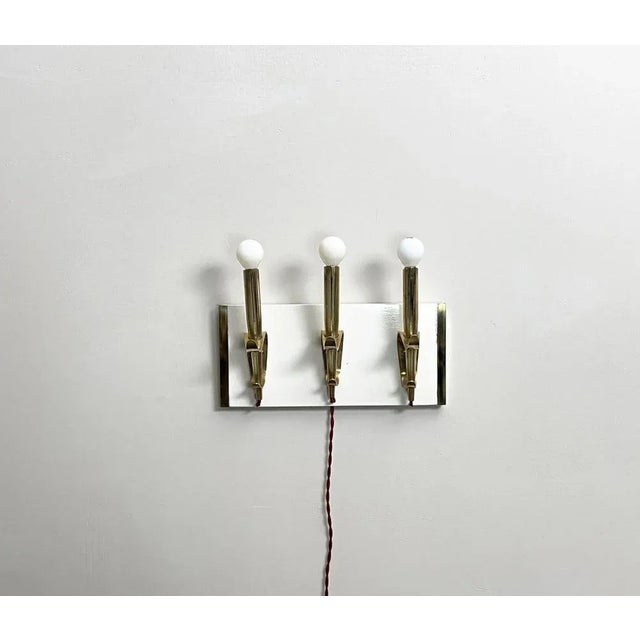 Vintage Wall Lights, 1950s, Set of 2, in Flawless conditions. Designed 1950 to 1959 European Plug (up to 250V).The wiring...