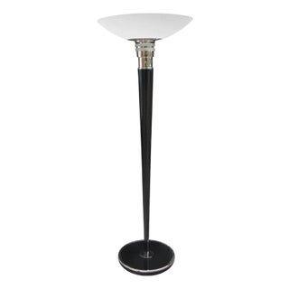 Jean Perzel Art Deco Torchere Floor Lamp France circa 1930 For Sale