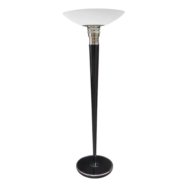 Jean Perzel Art Deco Torchere Floor Lamp France circa 1930 For Sale