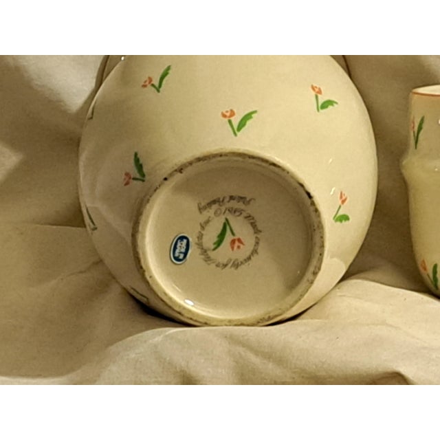 1960s Mid-Century Bedside Water Decanter/ Cup For Sale - Image 5 of 11