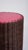 Woven side table, wicker and leather, by auste ost dimensions: w 40 x d 40 x h 50 cm materials: wicker, leather. The...