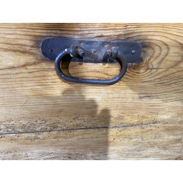 Wood 19th Century German Pine Chest For Sale - Image 7 of 7