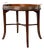 Georgian Mahogany Oval Tray on Stand with Brass Bound Decoration, 1800 For Sale