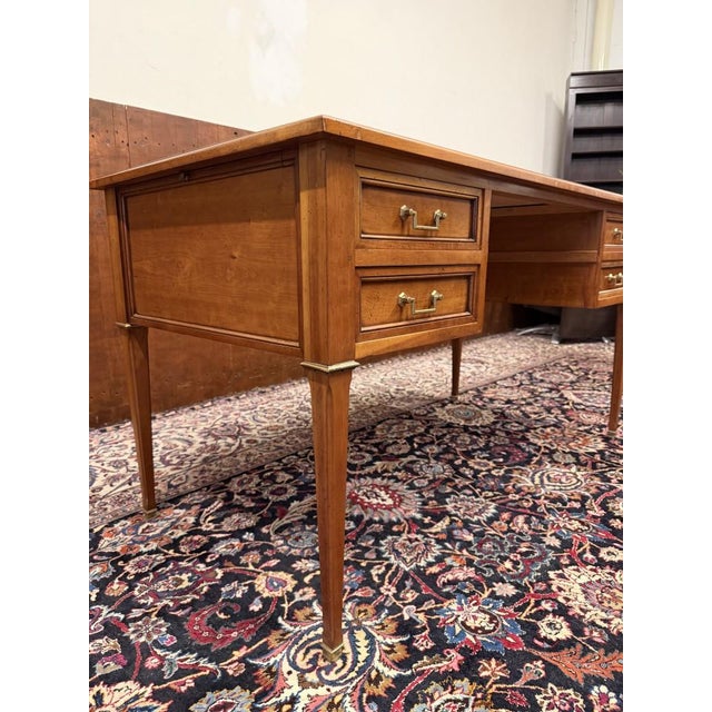 English Cherrywood Writing Desk For Sale - Image 9 of 17