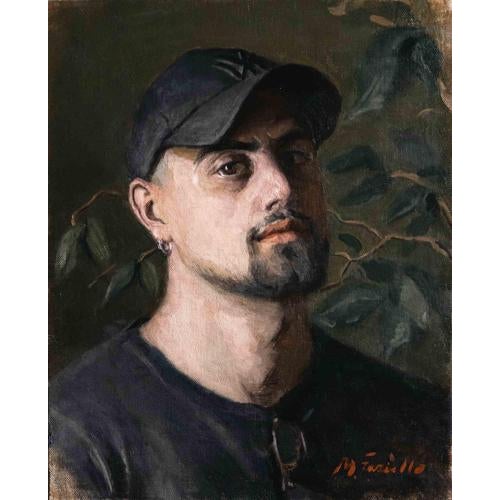 Oil on canvas. Hans signed. Self portrait of the Artist. Excellent condition. This piece is attributed to the mentioned...