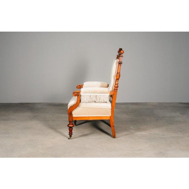 Brown 19th Century Gründerzeit Armchairs from Möblinger, Set of 2 For Sale - Image 8 of 18