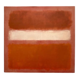Mark Rothko First Edition Abstract Expressionist Lithograph Print Large Hardcover Exhibition Art Book For Sale