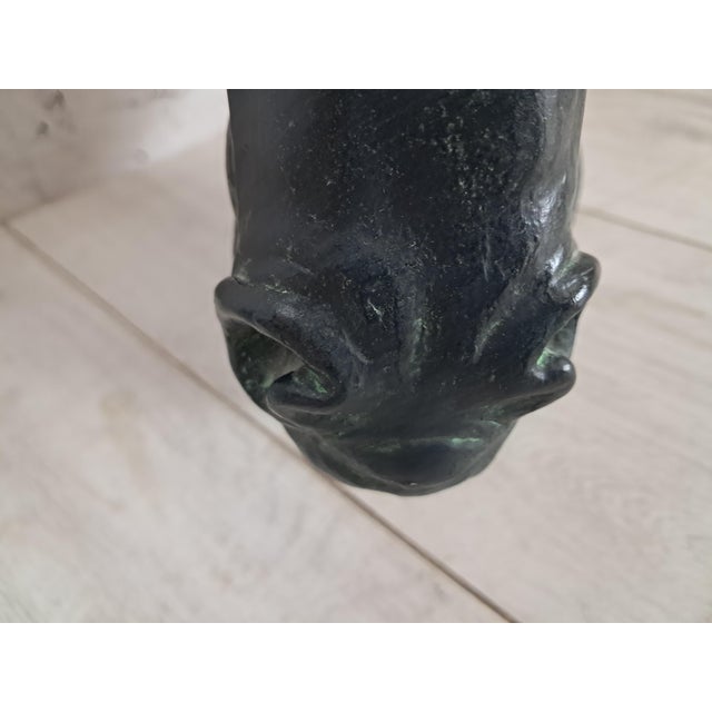 Vintage Large Horse Head Sculpture, Flaming Mane, Austin Productions, 1978 For Sale - Image 6 of 17