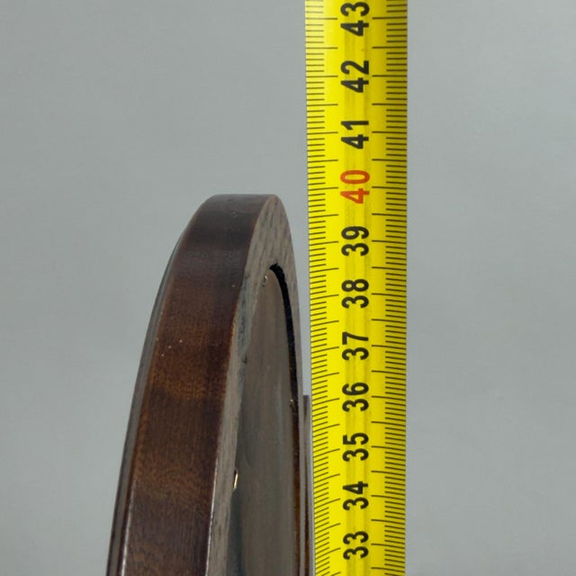 Vintage Wooden Tilting Table Mirror with Drawer from Ignoto, 1960s For Sale - Image 11 of 12