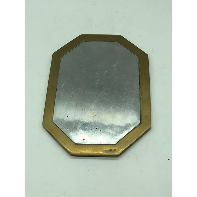 Metal Brutalist Brass Aluminum Tray Set by David Marshall Disenos, 1980s, Set of 4 For Sale - Image 7 of 13