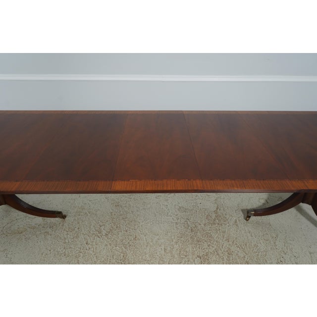 Baker Bill Sofield Inlaid Mahogany Dining Table For Sale - Image 14 of 18