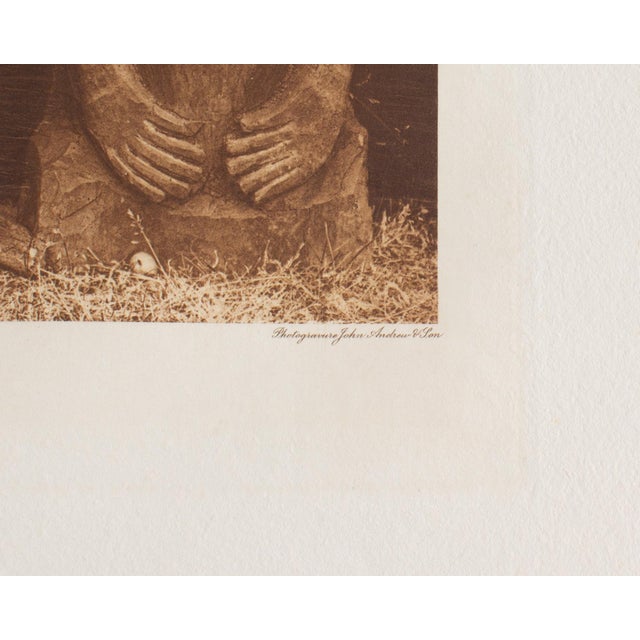 Paper After Edward Curtis “A Nakoaktok Cheif’s Daughter” Photogravure Restrike For Sale - Image 7 of 9