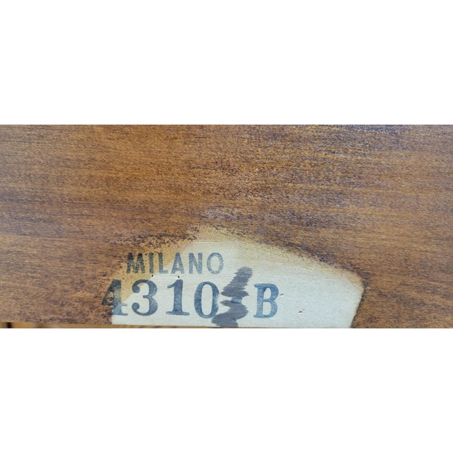 Kindel Furniture Vintage Kindel Grand Rapids Milano 4310b Twin Size Bed Frame For Sale - Image 4 of 12