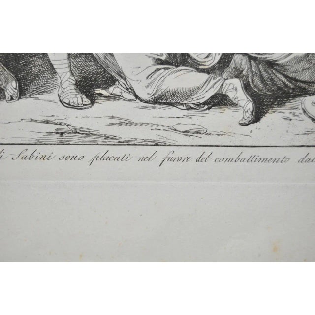 Black Bartolomeo Pinelli Engraving "Courageous Women" c. 1818 For Sale - Image 8 of 10