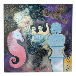 Steven E Robertson, All I Do Each Night Is… Pray, 2025, Oil on Canvas For Sale