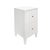 Contemporary Matthew Izzo Home Hammond Fluted Matte White Lacquer Two Drawer Side Table With Brass Knobs For Sale - Image 3 of 5