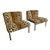 1960s Mid Century Chrome and Upholstered Chairs, a Pair For Sale