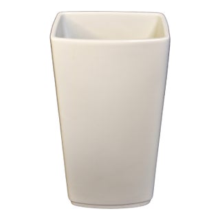 1950s Rare Gerold Porzellan Vase ~ Unique ~ West Germany White Porcelain For Sale