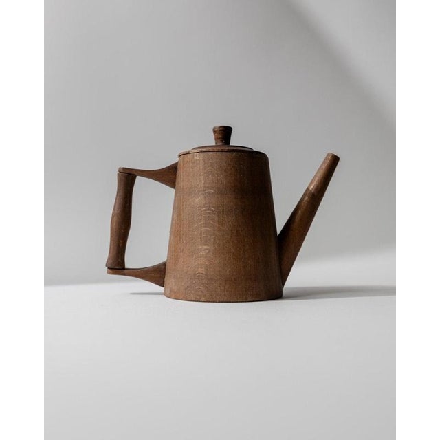 Vintage Rustic Folk Art Wooden Pitcher, 1960s For Sale - Image 8 of 11