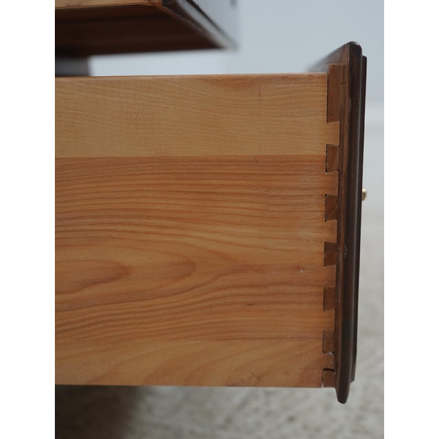 1970s Ethan Allen Cherry Georgian Court Lingerie Chest For Sale In Philadelphia - Image 6 of 16