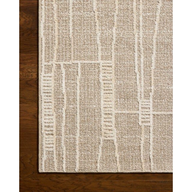 2020s Amber Lewis x Loloi Bexley Rug in Mushroom / Natural 5'-0" x 7'-6" Area Rug For Sale - Image 5 of 6