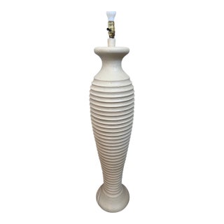 1980's Plaster Floor Lamp For Sale