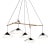 Large Daniel Becker 'Emily 5' Chandelier in Glossy Black for Moss Objects For Sale - Image 13 of 13