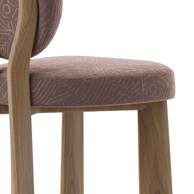 Not Yet Made - Made To Order Mary II Bar Chairs in Wood by Ottiu, Set of 2 For Sale - Image 5 of 8