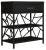 Tiffany End Table in Black For Sale - Image 4 of 7
